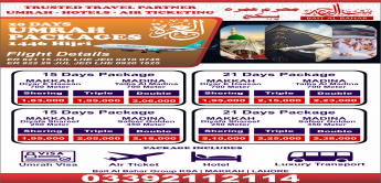 15 days umrah package